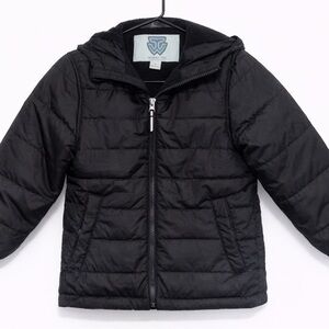 NWT Whales Tail Performance Wear Kids Puffer Jacket | Black | Size 6